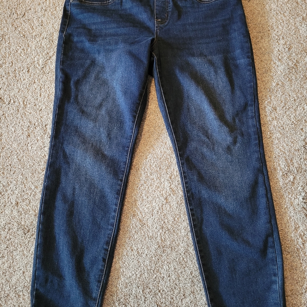 Tribal pull on jeans